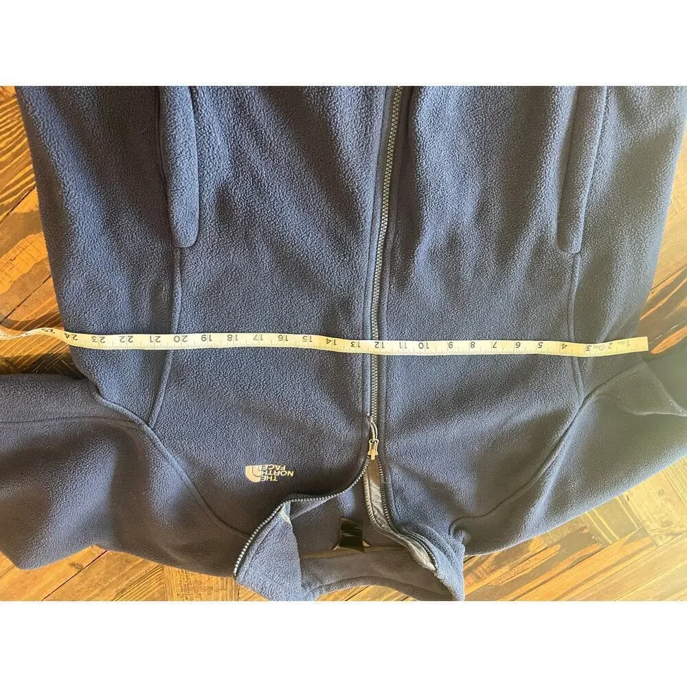 North Face Full Zip Fleece Jacket Men Large Travel Outdoor Hiking Preppy Gorp